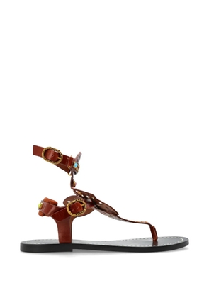 Kurt Geiger London Boho Butterfly gladiator sandals - Brown
