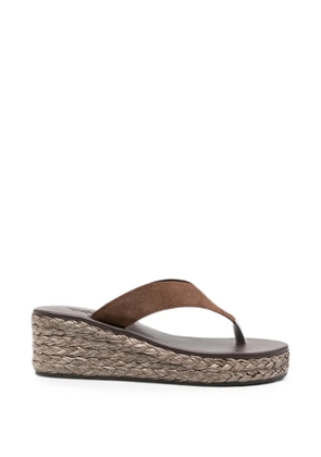 Ancient Greek Sandals Charys wedge sandals - Brown