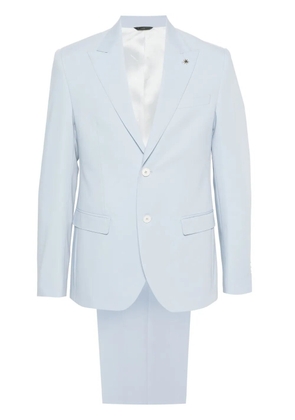 Manuel Ritz single-breasted wool suit - Blue