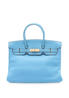 Hermès Pre-Owned 1998 35 Birkin tote bag - Blue