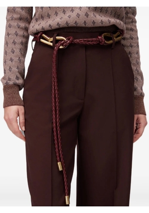 RETORI braided-knot belt - Red