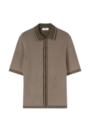 RETORI vanisé knit polo shirt - Neutrals
