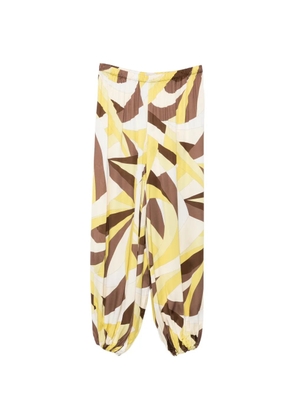 Faithfull Kortez geometric-print balloon trousers - Yellow