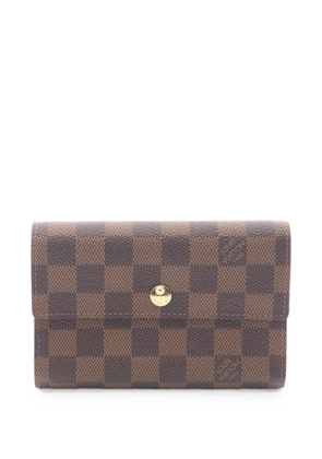 Louis Vuitton Pre-Owned 2009 Portefeuille Alexandra Damier Ebene wallet - Brown