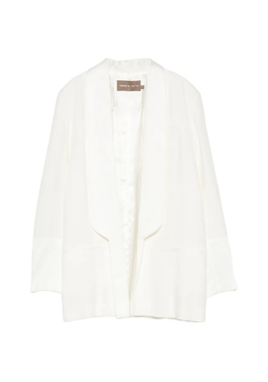 SIMONA CORSELLINI shawl-lapel blazer - White