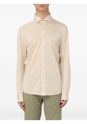 Peuterey cotton long-sleeve shirt - Neutrals