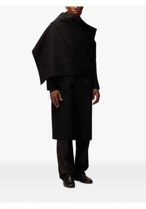 RETORI Double wool scarf - Black