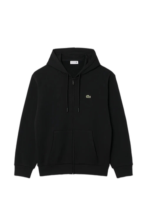 Lacoste black zip-up hoodie
