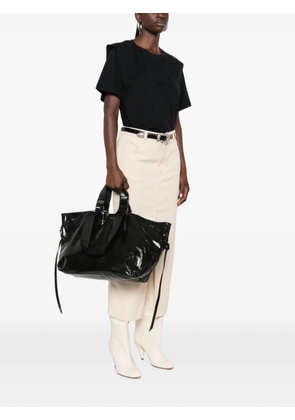 ISABEL MARANT Wardy leather tote bag - Black