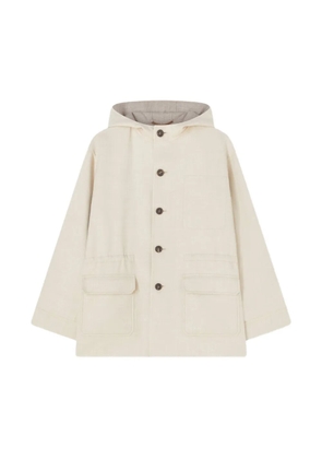 RETORI Rope reversible wool parka - Neutrals