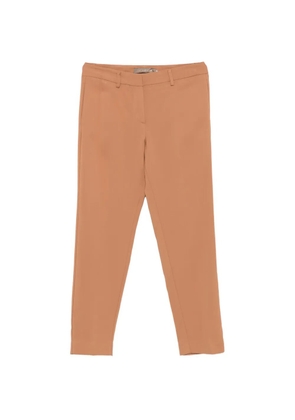 SIMONA CORSELLINI belt-loops straight trousers - Brown