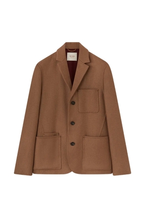 RETORI double finishing bicolor with needle pin detail blazer - Brown