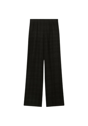 RETORI weave-effect cashmere trousers - Black