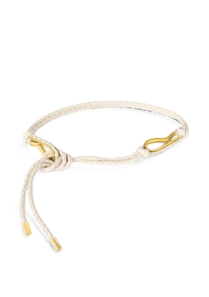 RETORI knot-motif braided belt - Neutrals