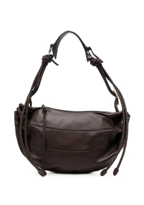 ISABEL MARANT Maia braided-detail shoulder bag - Brown