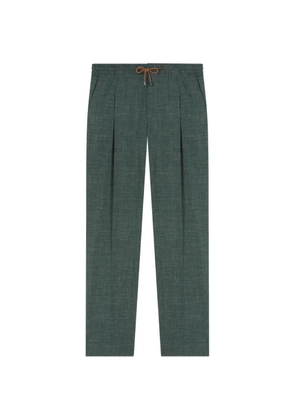 RETORI drawstring pleated trousers - Green