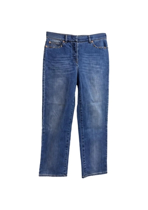 Valentino Garavani Pre-Owned Rockstud straight-leg jeans - Blue