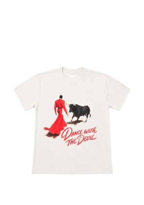 Melt graphic-print T-shirt - Neutrals