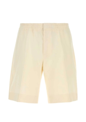 Zegna elasticated-waist linen shorts - Neutrals