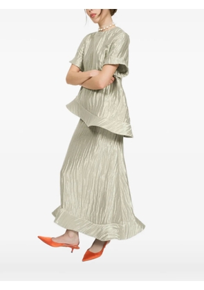 Rosie Assoulin Ride the Wave blouse - Green