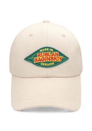 Ruslan Baginskiy Fruit Sticker baseball cap - Neutrals