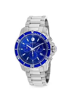 Movado Series 800 chronograph watch - Blue