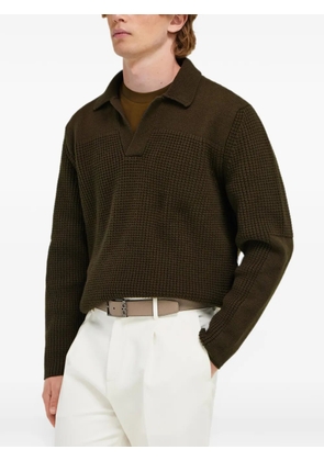 Ferragamo reversible and adjustable belt with rectangular buckle - Neutrals