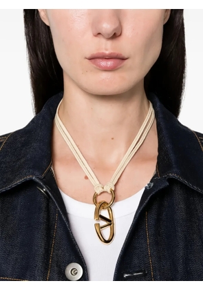 Valentino Garavani VLogo necklace - Gold