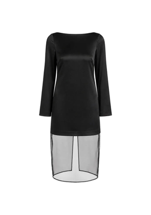Esse Cartia cowl-back dress - Black