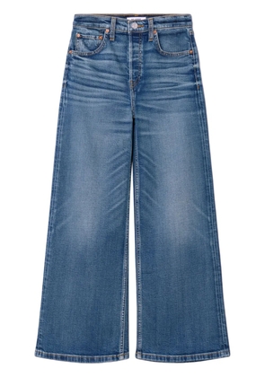 RE/DONE high-rise wide-leg jeans - Blue