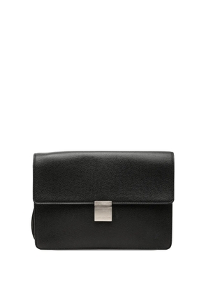 Louis Vuitton Pre-Owned 2005 Taiga Selenga clutch bag - Black