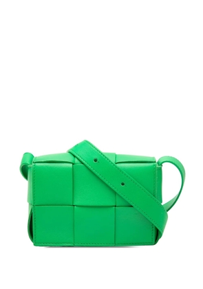 Bottega Veneta Pre-Owned 2012-2026 Candy Nappa Intrecciato Cassette crossbody bag - Green