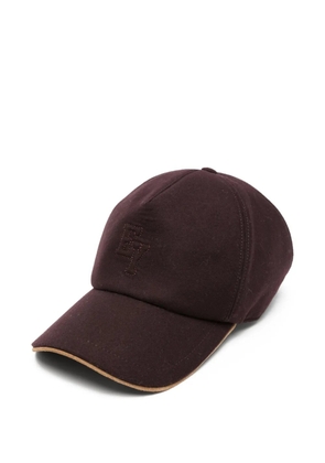 Eleventy embroidered-logo baseball cap - Purple