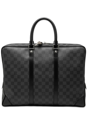 Louis Vuitton Pre-Owned 2012 Damier Graphite Porte Documents Voyage PM business bag - Black