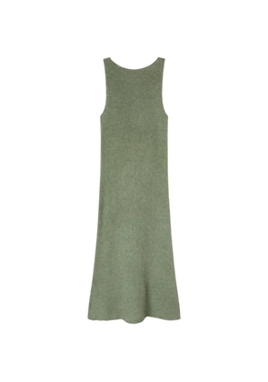 RETORI brushed cashmere maxi dress - Green