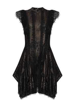 AllSaints Fleur lace ruffled dress - Black