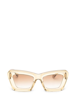 LOEWE geometric-frame sunglasses - Green