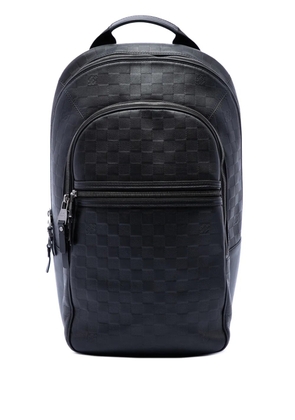 Louis Vuitton Pre-Owned 2015 Damier Infini Michael backpack - Black