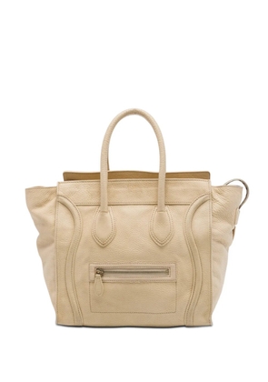 Celine Pre-Owned 2011 Mini Drummed Calfskin Luggage tote bag - Neutrals