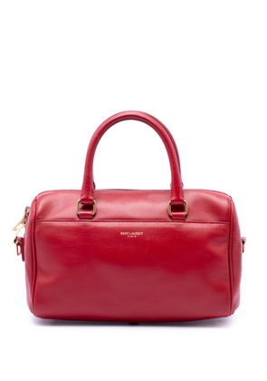 Saint Laurent Pre-Owned 2013-2026 Baby Leather Classic Duffle satchel - Red