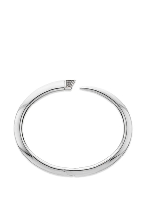 Shaun Leane Sabre diamond pavé bangle - Silver
