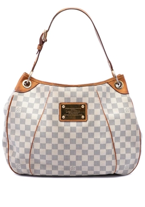 Louis Vuitton Pre-Owned 2010 Damier Azur Galliera PM shoulder bag - White
