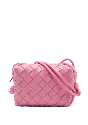 Bottega Veneta Pre-Owned 2012-2026 Candy Lambskin Intrecciato Loop Camera Bag crossbody bag - Pink