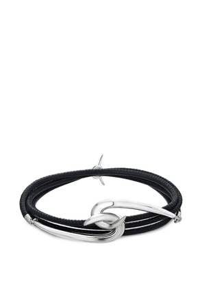 Shaun Leane Hook leather bracelet - Silver