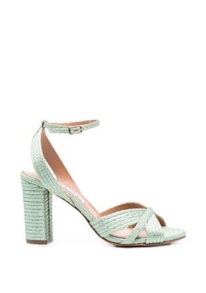 Aquazzura criss-cross sandals - Green