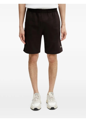 Lacoste logo-patch elasticated-waist shorts - Brown