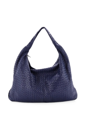 Bottega Veneta Pre-Owned Veneta Intrecciato Nappa Large hobo bag - Blue