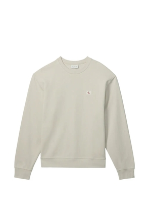 Calvin Klein Jeans logo-patch sweater - Neutrals