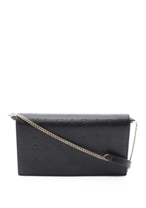 Bvlgari Pre-Owned 2010s Infiniteum chain wallet - Black