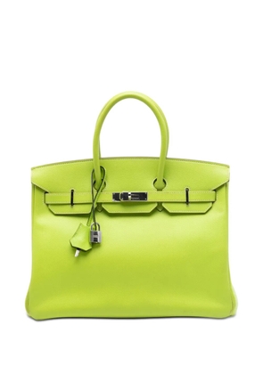 Hermès Pre-Owned 2011 Epsom Candy Verso Birkin Retourne 35 handbag - Green